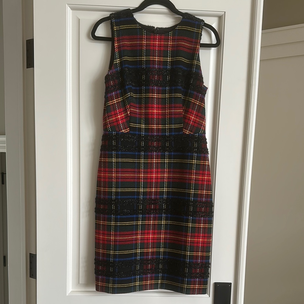 Plaid Sleeveless Dress